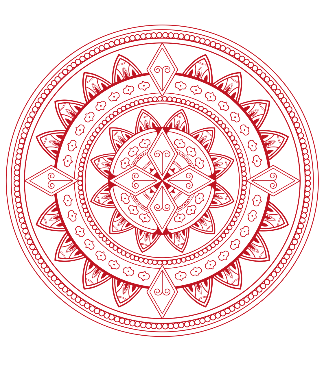 50-Pack Mandala Lotus Stickers - Spiritual Indian Symbol Decals For Journals & Crafts