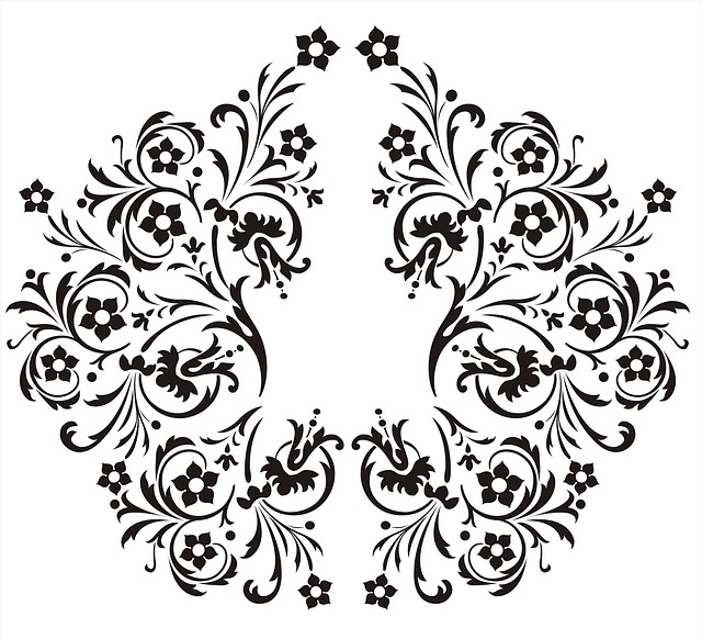 Download free HD stock image of Floral Sticker Free floral sticker decoration illustration