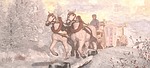 winter, frost, snow
