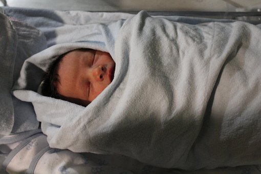 Free Swaddled Baby photo and picture