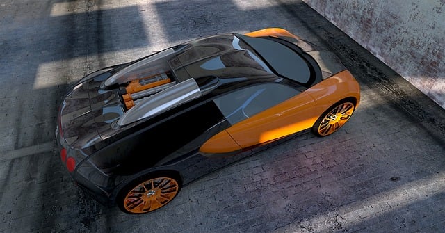Free bugatti veyron automobile illustration