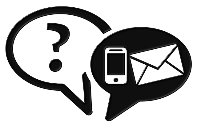 Free communication dialogue inquiry illustration
