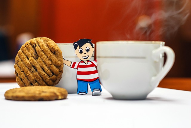 Free Coffee With Biscuits Biscuits photo and picture
