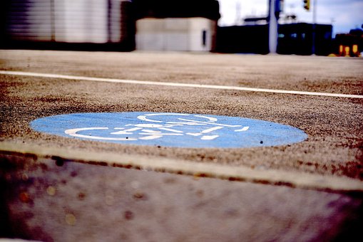 Free Bicycle Path Traffic Signs photo and picture