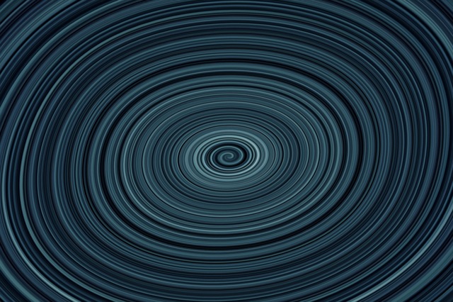 Free swirl circles abstract illustration