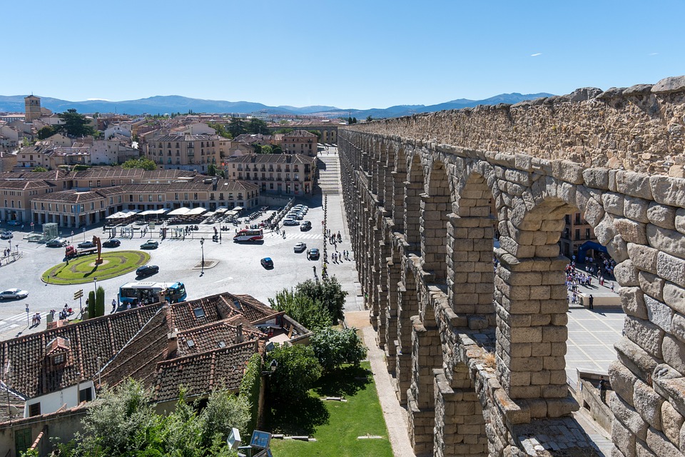Segovia, Espagne, Aqueduck, Antique, Historique