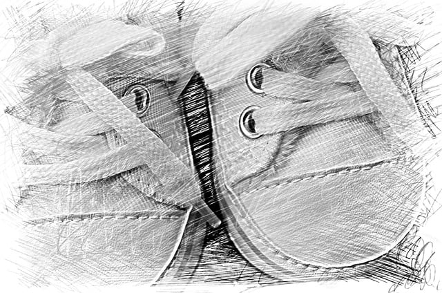 Free baby shoes small greeting card illustration