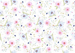 Floral, Pattern, Background