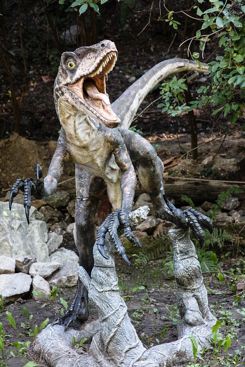Velociraptor in a Prehistoric Park
