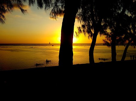 Free La Réunion Sunset photo and picture