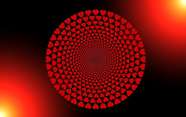 Download free HD stock image of Hearts Round Free hearts round love illustration