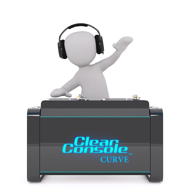 Free dj music musical illustration