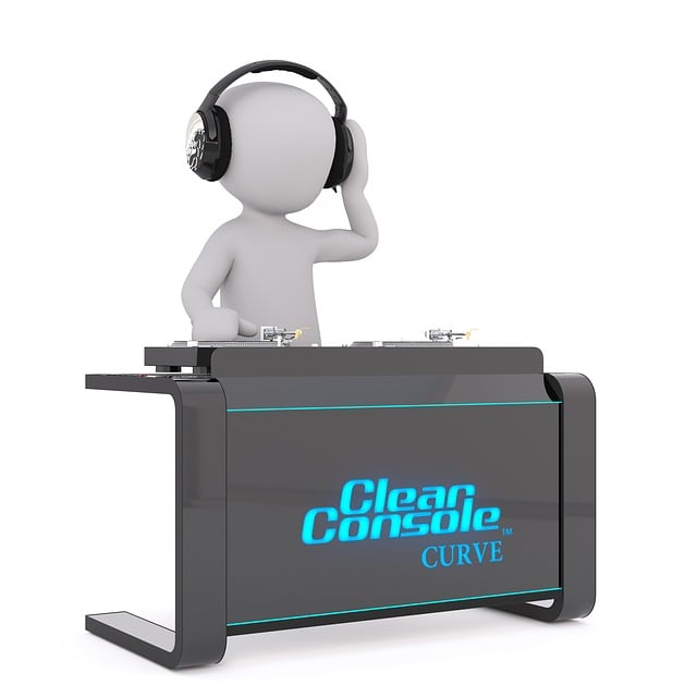 Free dj music musical illustration