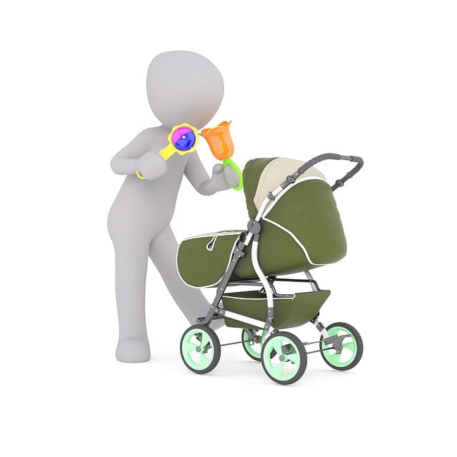 Free stroller infant baby-sitter illustration