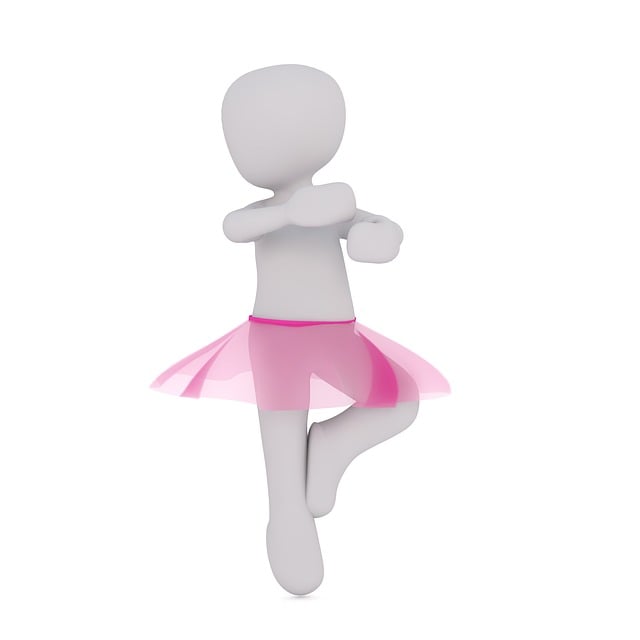 Free ballet dancer ballerina illustration