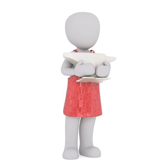 Free blacksmith anvil apron illustration