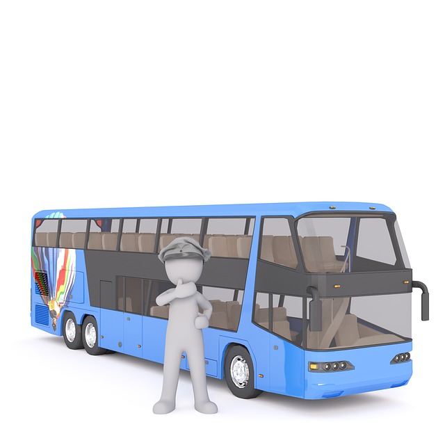 Free driver bus move illustration