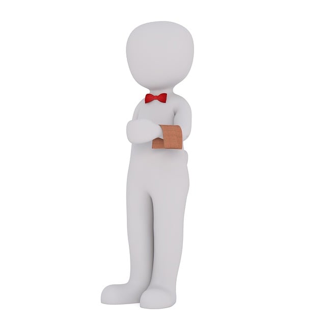 Free waiter work profession illustration