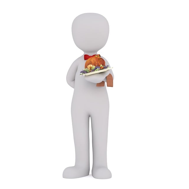 Free waiter work profession illustration