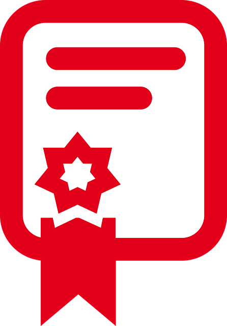 Free certificate notarize document illustration