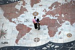 portugal, planisphere, map