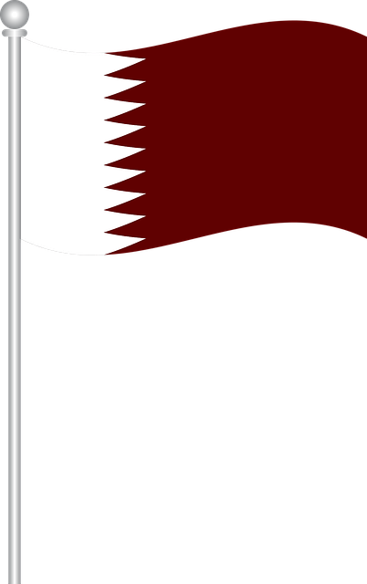 Free flag of qatar qatar flag vector