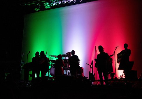 Musik, Band, Komplex, Konzert, Lichter