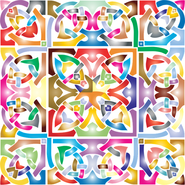 Free celtic knot interlocked illustration