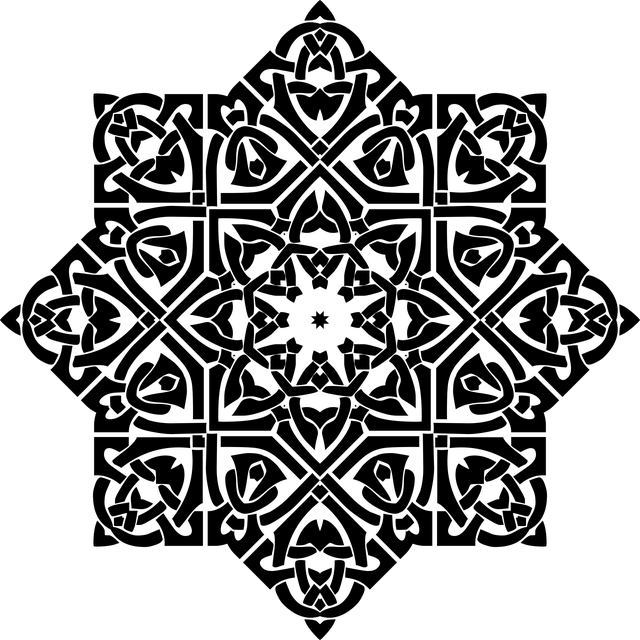 Free celtic knot interlocked illustration