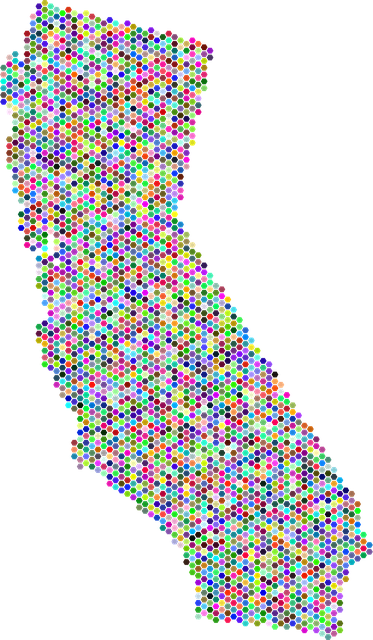 Free california united states map nature vector