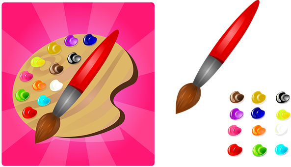 Free Palette Colors vector and picture