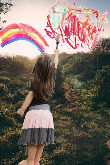 Free Paint Rainbow photo and picture