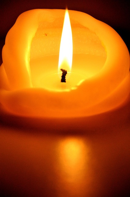 Candle, glow, flame and spiritual — photo by 3675284
