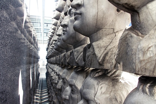 Free Sculptural Group Face photo and picture