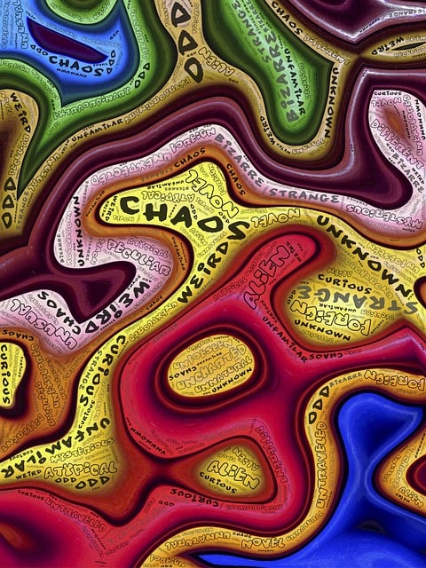 Free chaos unknown unfamiliar illustration