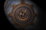 dial, gears, moondial