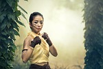 lady, glove, power