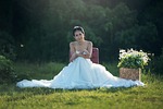 bride, fashion, wedding