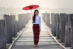 umbrella, fashion, vietnamese