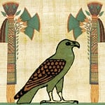 egyptian, paper, papyrus