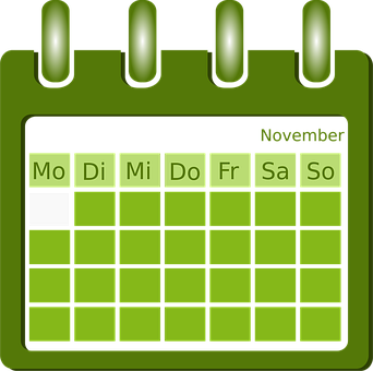 Calendário, Organização, Planejamento