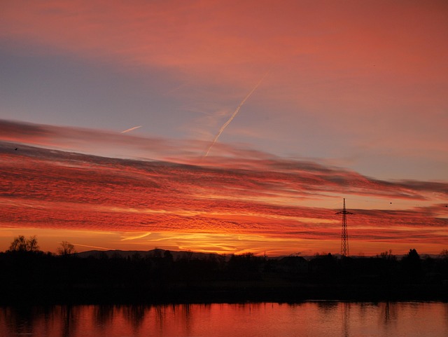 Free Sunrise Danube photo and picture
