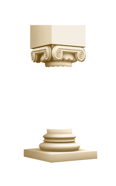 Free column pillar sculpture illustration