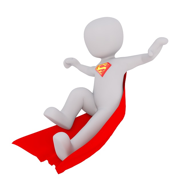 Free superman super man freak illustration