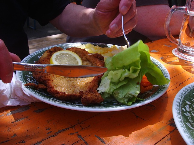 Free Schnitzel Meal photo and picture