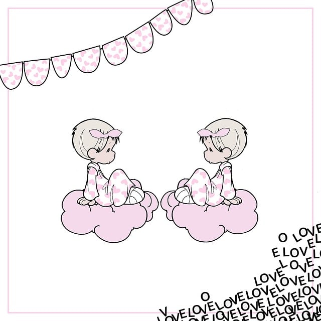 Free birth card birth map illustration