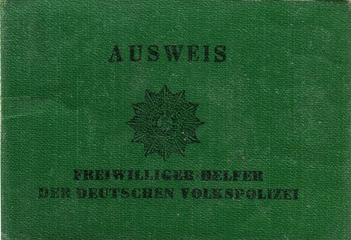 Id, Ddr, Loppemarked Fond, Folkepoliti