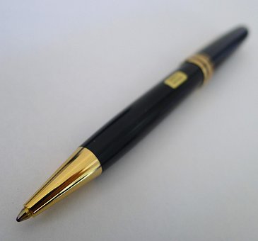 Pluma, Pelota, Negro, Escribir, Papel