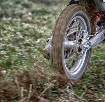 Hjul, Bevægelse, Motocross, Bagtil