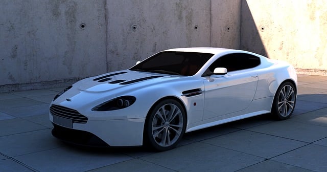 Free aston martin vantage illustration